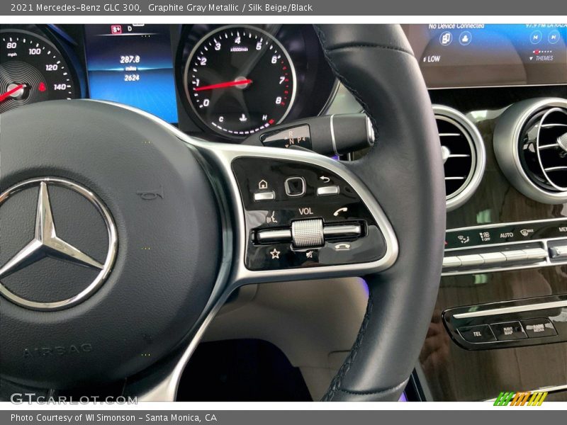 Graphite Gray Metallic / Silk Beige/Black 2021 Mercedes-Benz GLC 300