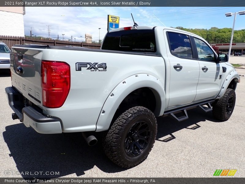 Iconic Silver Metallic / Ebony 2021 Ford Ranger XLT Rocky Ridge SuperCrew 4x4