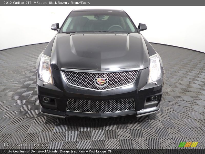 Black Raven / Ebony/Ebony 2012 Cadillac CTS -V Sedan