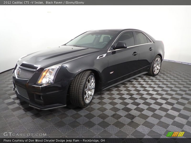 Black Raven / Ebony/Ebony 2012 Cadillac CTS -V Sedan