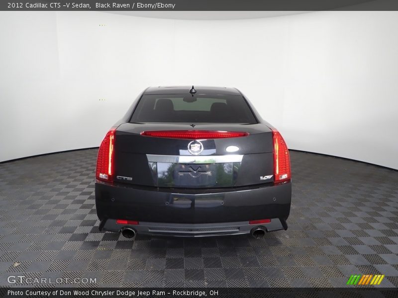 Black Raven / Ebony/Ebony 2012 Cadillac CTS -V Sedan