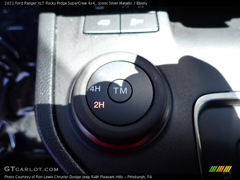 Iconic Silver Metallic / Ebony 2021 Ford Ranger XLT Rocky Ridge SuperCrew 4x4