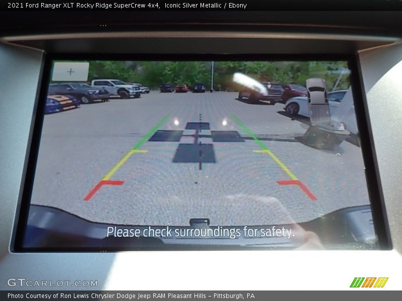 Iconic Silver Metallic / Ebony 2021 Ford Ranger XLT Rocky Ridge SuperCrew 4x4
