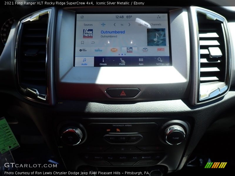 Iconic Silver Metallic / Ebony 2021 Ford Ranger XLT Rocky Ridge SuperCrew 4x4