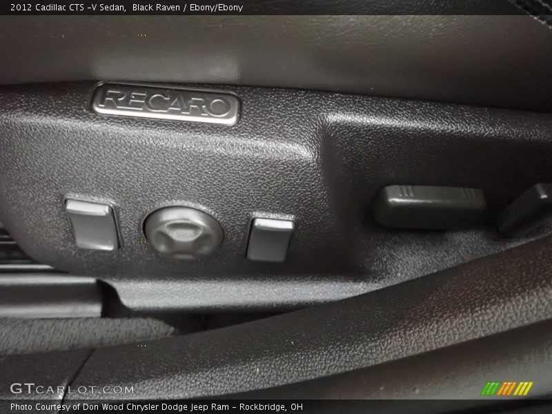 Black Raven / Ebony/Ebony 2012 Cadillac CTS -V Sedan
