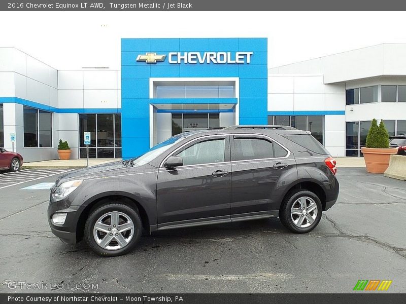 Tungsten Metallic / Jet Black 2016 Chevrolet Equinox LT AWD