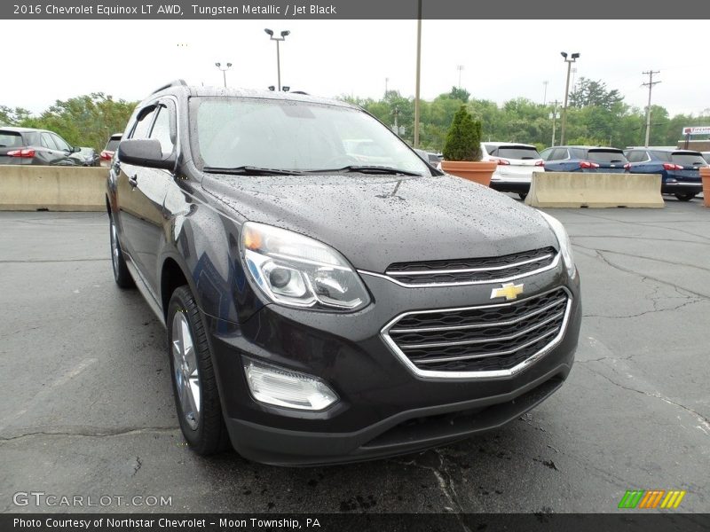 Tungsten Metallic / Jet Black 2016 Chevrolet Equinox LT AWD