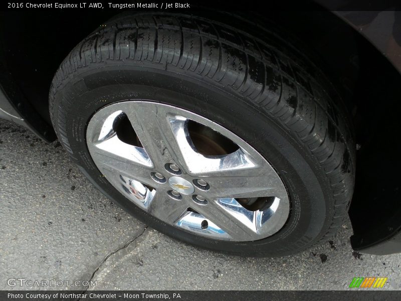 Tungsten Metallic / Jet Black 2016 Chevrolet Equinox LT AWD