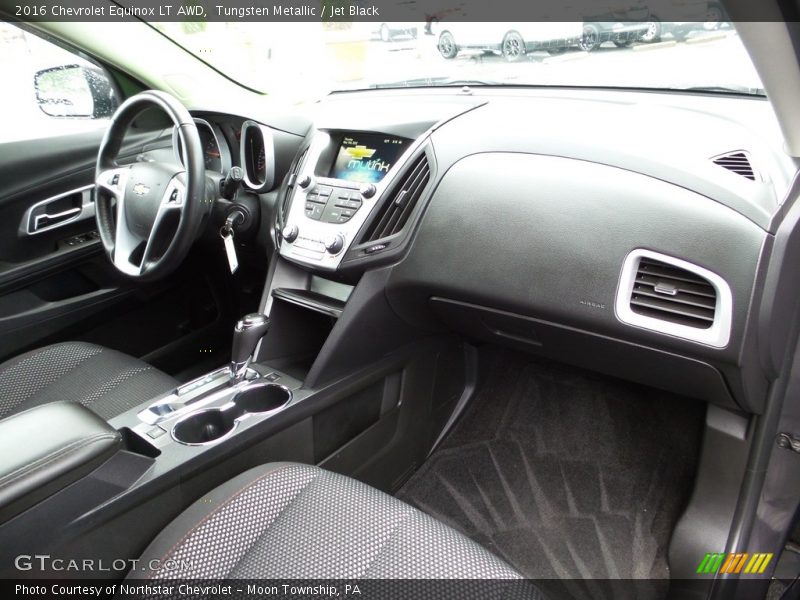 Tungsten Metallic / Jet Black 2016 Chevrolet Equinox LT AWD