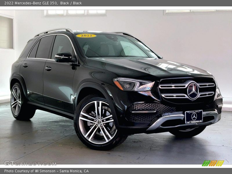 Black / Black 2022 Mercedes-Benz GLE 350