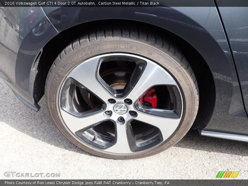 Carbon Steel Metallic / Titan Black 2016 Volkswagen Golf GTI 4 Door 2.0T Autobahn