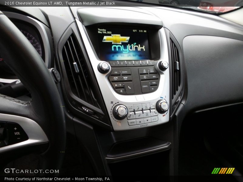 Tungsten Metallic / Jet Black 2016 Chevrolet Equinox LT AWD