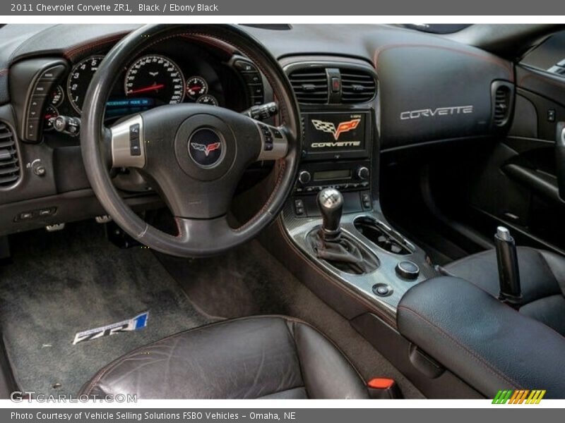  2011 Corvette ZR1 Ebony Black Interior