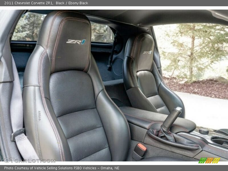 Front Seat of 2011 Corvette ZR1