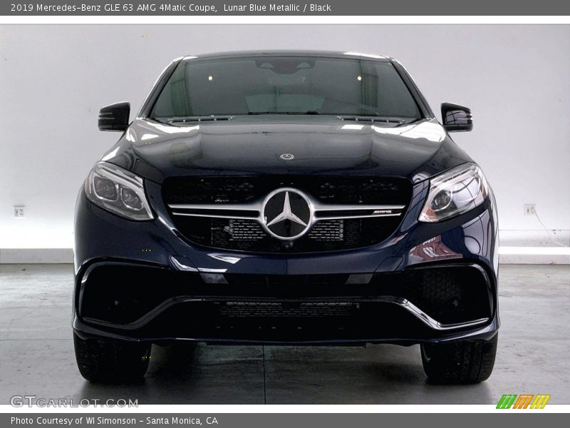 Lunar Blue Metallic / Black 2019 Mercedes-Benz GLE 63 AMG 4Matic Coupe