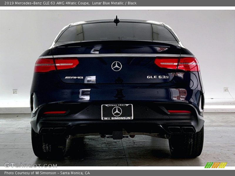 Lunar Blue Metallic / Black 2019 Mercedes-Benz GLE 63 AMG 4Matic Coupe