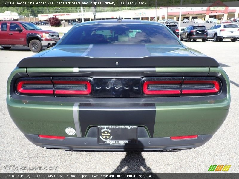 F8 Green / Black 2019 Dodge Challenger R/T Scat Pack Stars and Stripes Edition