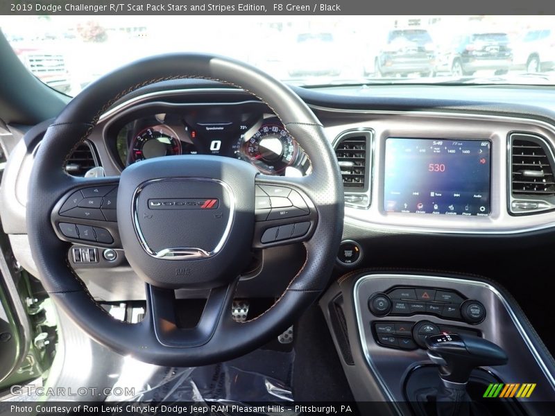 Dashboard of 2019 Challenger R/T Scat Pack Stars and Stripes Edition