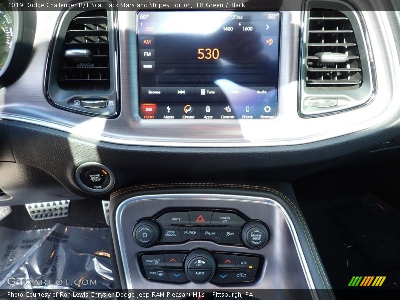 Controls of 2019 Challenger R/T Scat Pack Stars and Stripes Edition