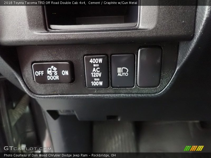 Cement / Graphite w/Gun Metal 2018 Toyota Tacoma TRD Off Road Double Cab 4x4