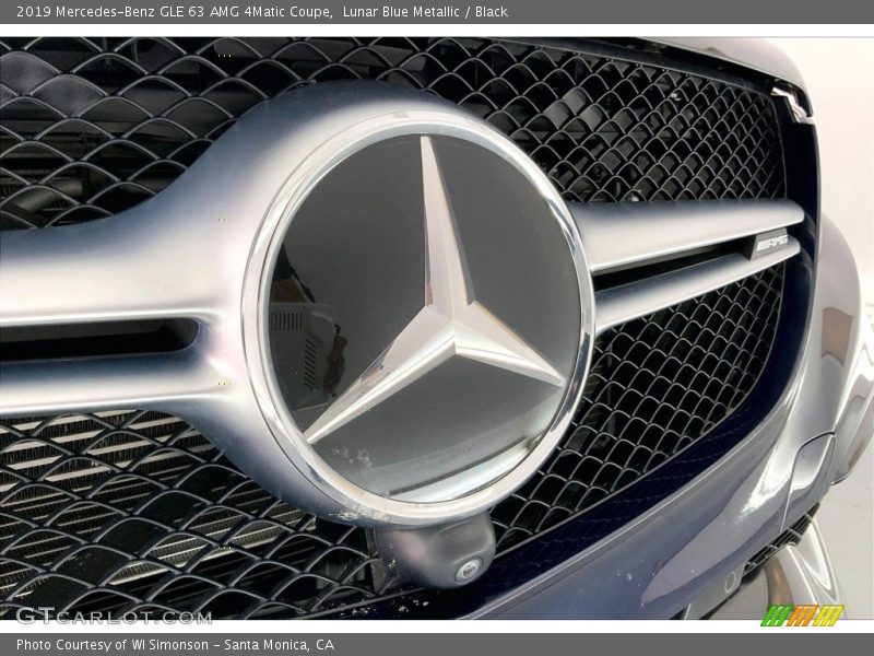 Lunar Blue Metallic / Black 2019 Mercedes-Benz GLE 63 AMG 4Matic Coupe