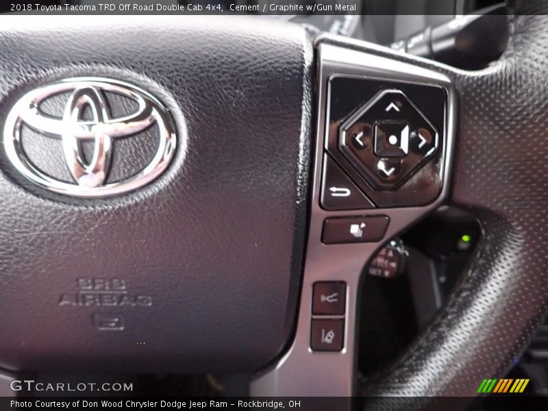 Cement / Graphite w/Gun Metal 2018 Toyota Tacoma TRD Off Road Double Cab 4x4