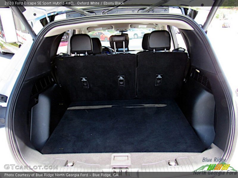 Oxford White / Ebony Black 2020 Ford Escape SE Sport Hybrid 4WD