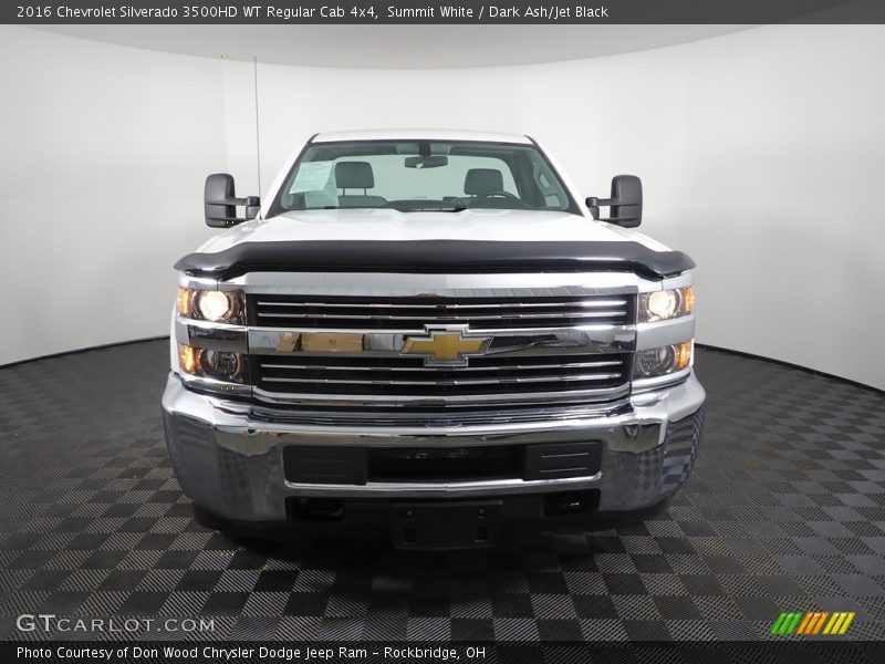 Summit White / Dark Ash/Jet Black 2016 Chevrolet Silverado 3500HD WT Regular Cab 4x4