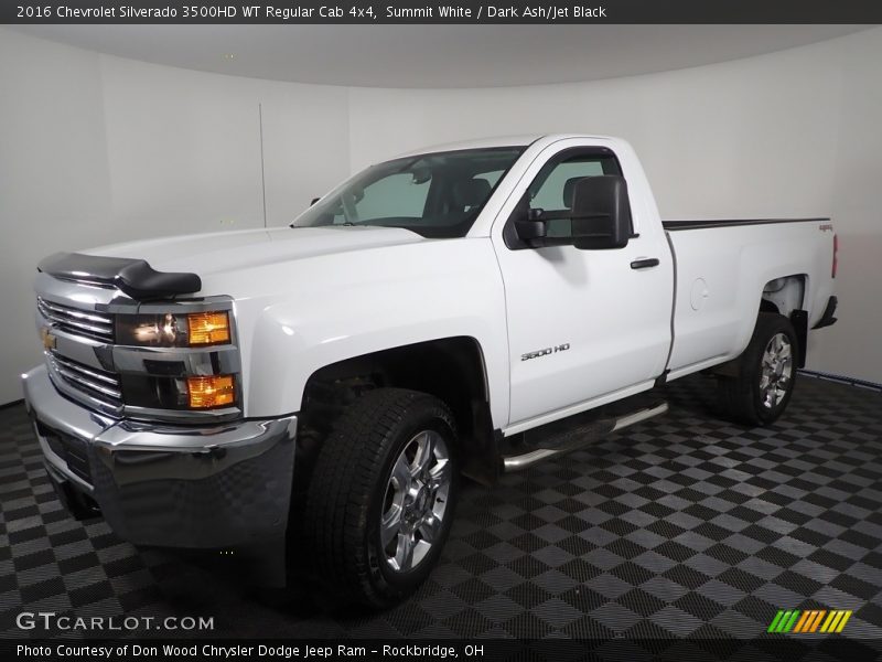 Summit White / Dark Ash/Jet Black 2016 Chevrolet Silverado 3500HD WT Regular Cab 4x4