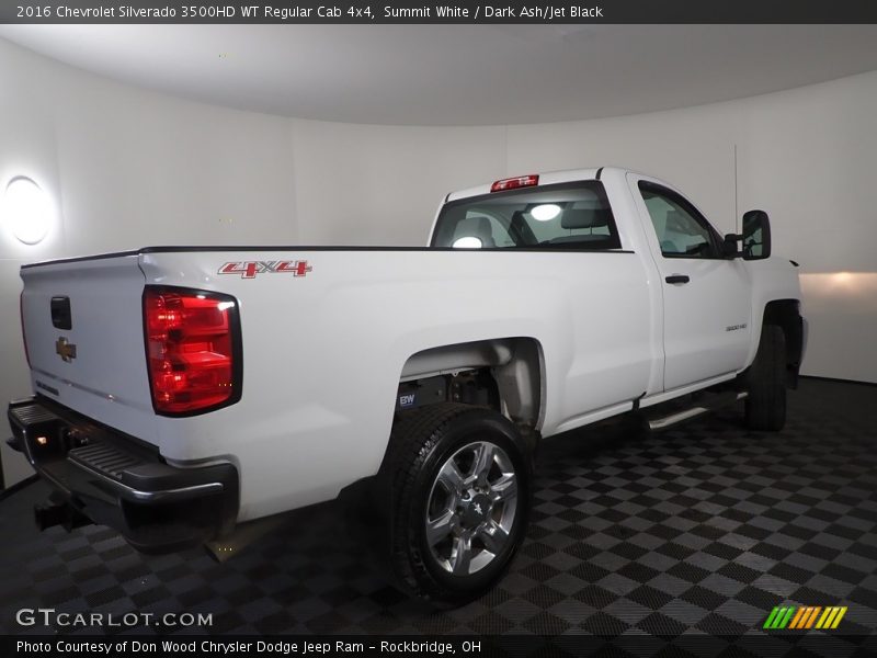 Summit White / Dark Ash/Jet Black 2016 Chevrolet Silverado 3500HD WT Regular Cab 4x4
