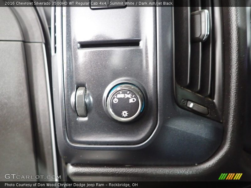 Summit White / Dark Ash/Jet Black 2016 Chevrolet Silverado 3500HD WT Regular Cab 4x4