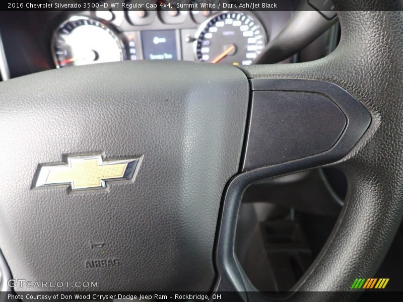 Summit White / Dark Ash/Jet Black 2016 Chevrolet Silverado 3500HD WT Regular Cab 4x4