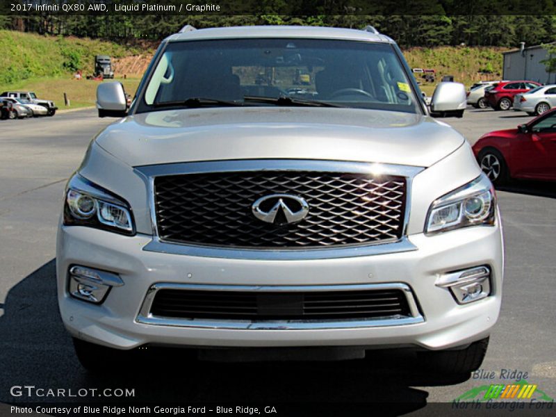 Liquid Platinum / Graphite 2017 Infiniti QX80 AWD