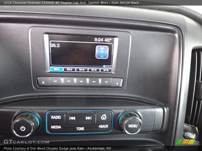 Summit White / Dark Ash/Jet Black 2016 Chevrolet Silverado 3500HD WT Regular Cab 4x4