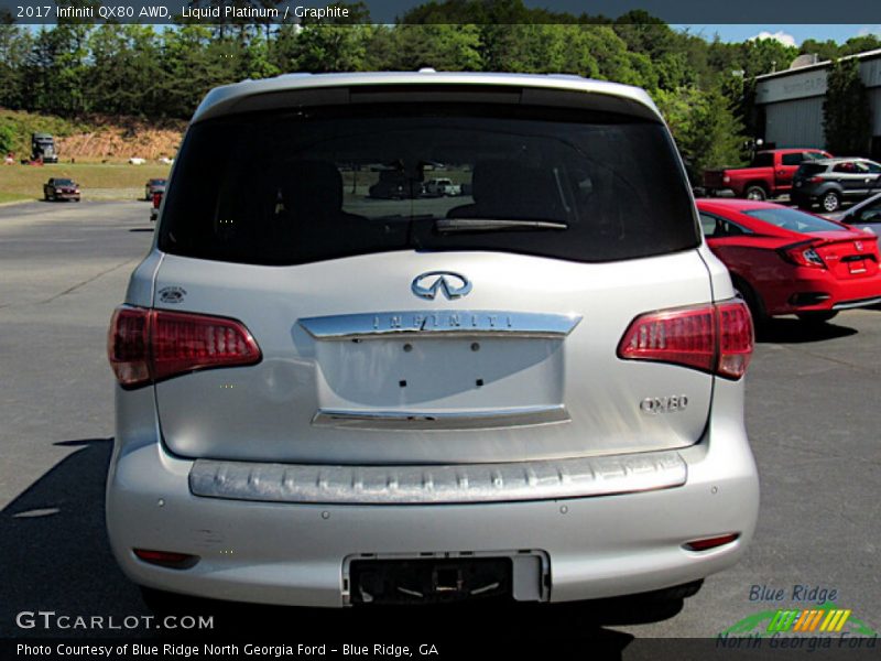 Liquid Platinum / Graphite 2017 Infiniti QX80 AWD