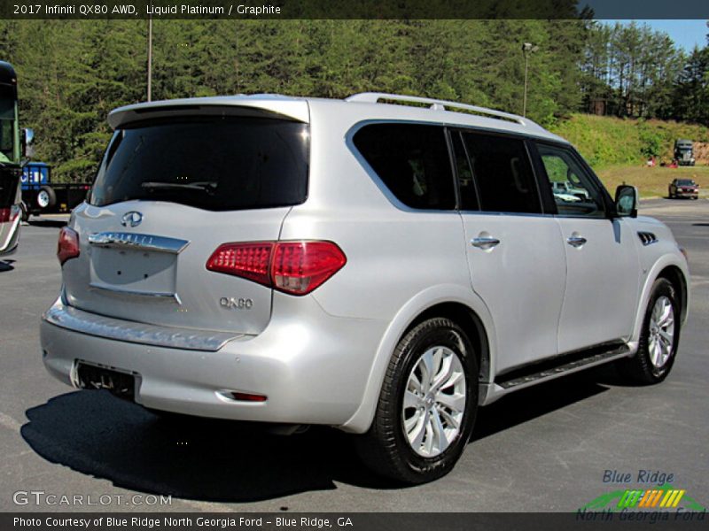 Liquid Platinum / Graphite 2017 Infiniti QX80 AWD