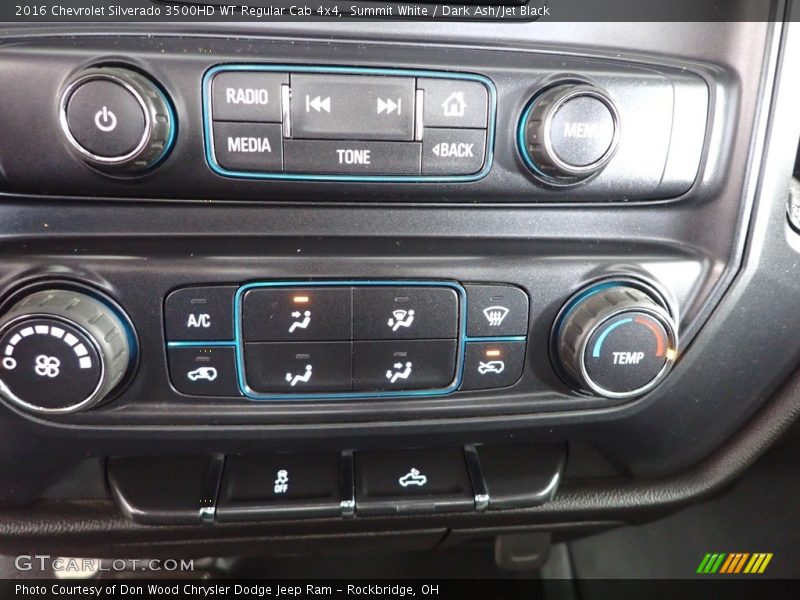 Summit White / Dark Ash/Jet Black 2016 Chevrolet Silverado 3500HD WT Regular Cab 4x4