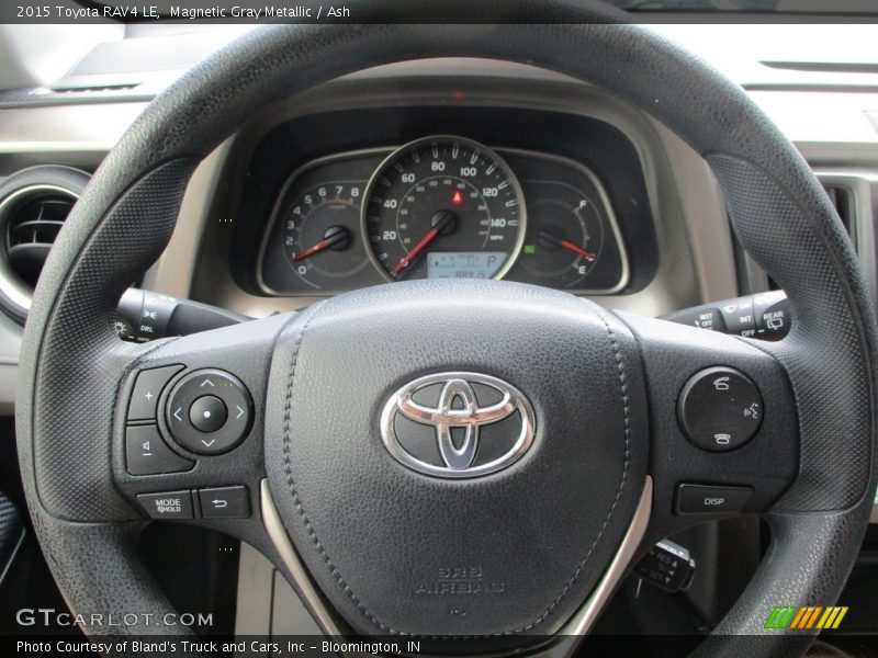 Magnetic Gray Metallic / Ash 2015 Toyota RAV4 LE