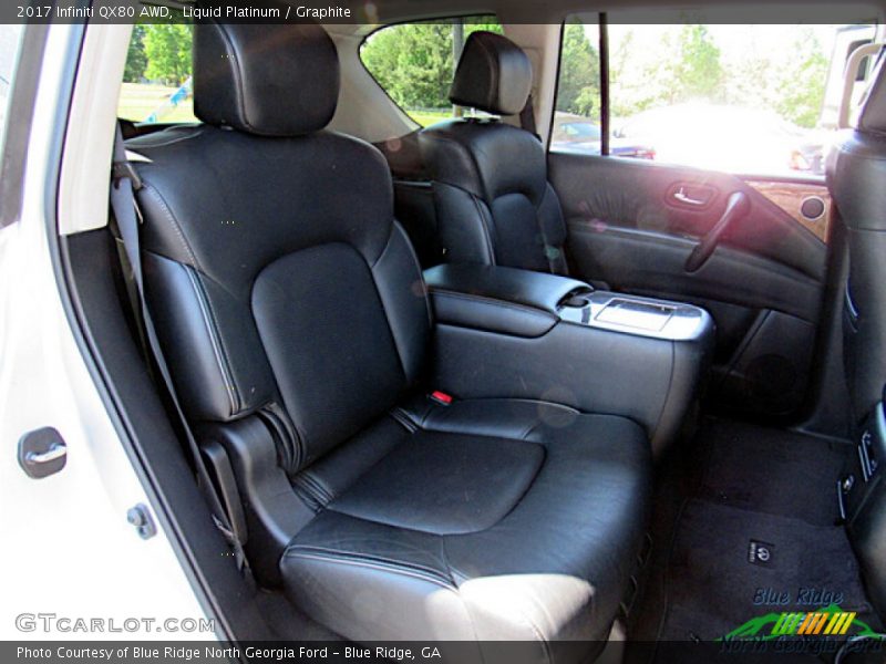 Rear Seat of 2017 QX80 AWD