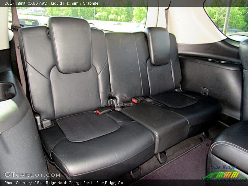 Rear Seat of 2017 QX80 AWD