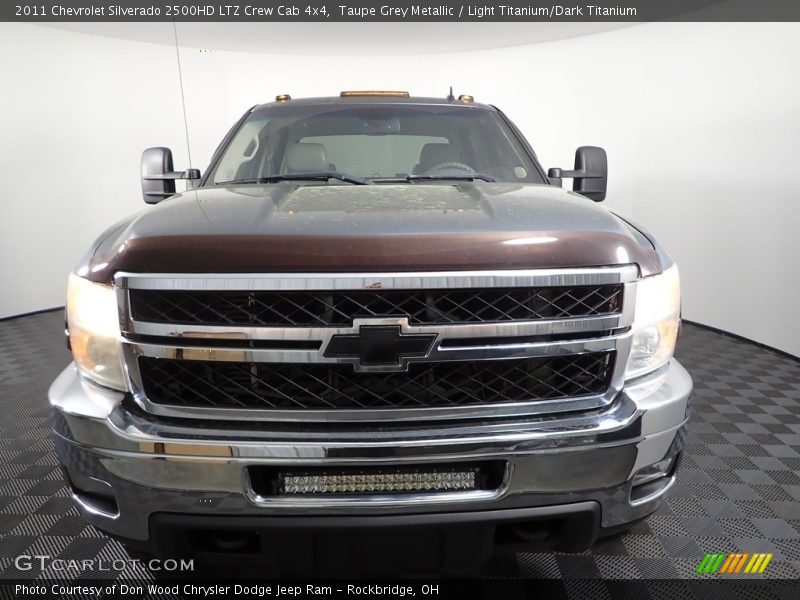 Taupe Grey Metallic / Light Titanium/Dark Titanium 2011 Chevrolet Silverado 2500HD LTZ Crew Cab 4x4