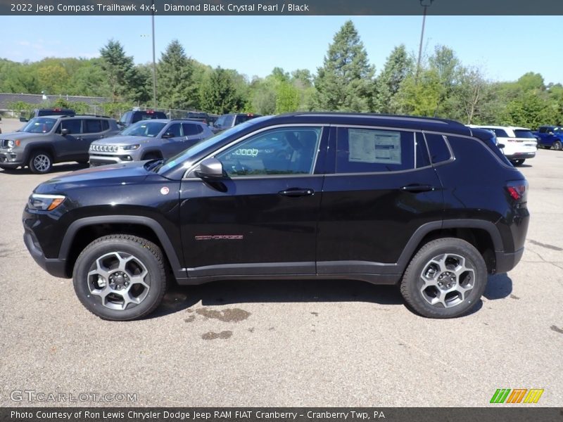 Diamond Black Crystal Pearl / Black 2022 Jeep Compass Trailhawk 4x4