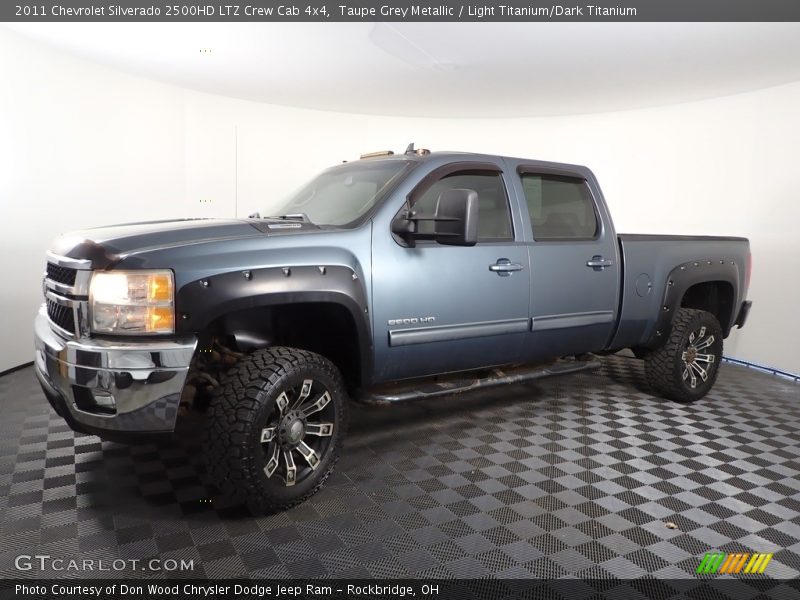Taupe Grey Metallic / Light Titanium/Dark Titanium 2011 Chevrolet Silverado 2500HD LTZ Crew Cab 4x4