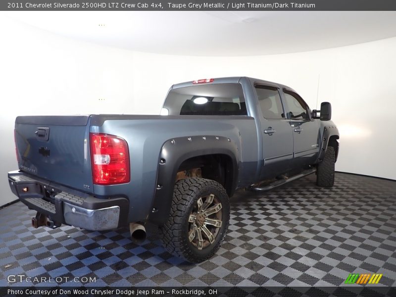 Taupe Grey Metallic / Light Titanium/Dark Titanium 2011 Chevrolet Silverado 2500HD LTZ Crew Cab 4x4