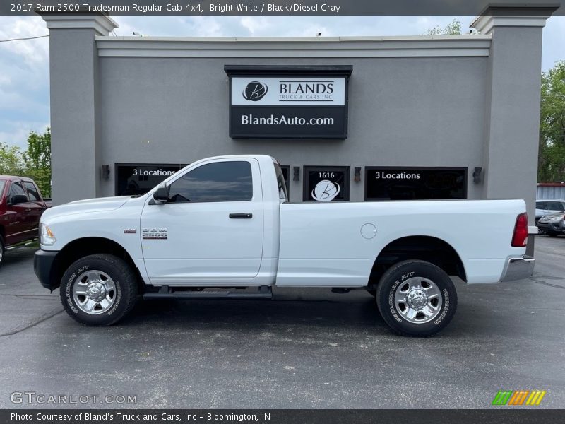 Bright White / Black/Diesel Gray 2017 Ram 2500 Tradesman Regular Cab 4x4