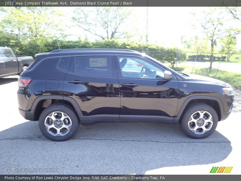 Diamond Black Crystal Pearl / Black 2022 Jeep Compass Trailhawk 4x4