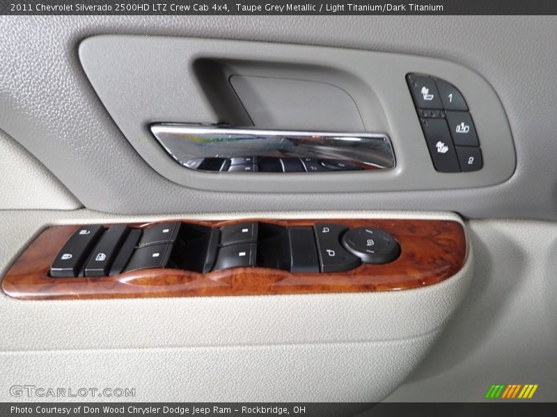 Taupe Grey Metallic / Light Titanium/Dark Titanium 2011 Chevrolet Silverado 2500HD LTZ Crew Cab 4x4
