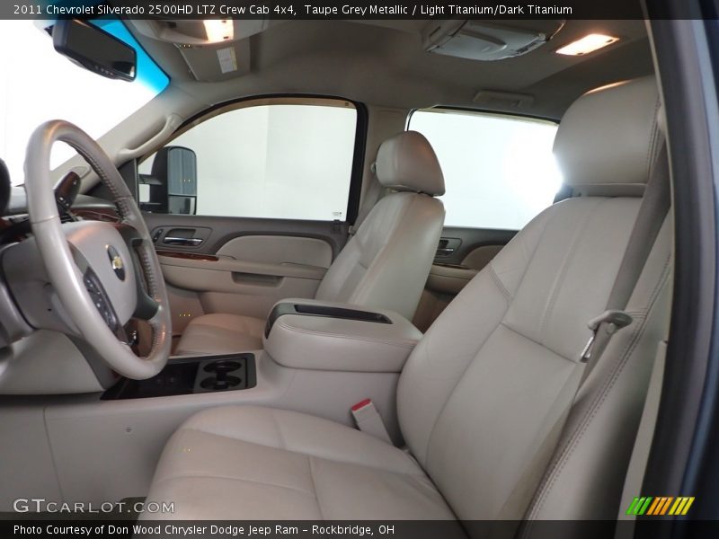 Taupe Grey Metallic / Light Titanium/Dark Titanium 2011 Chevrolet Silverado 2500HD LTZ Crew Cab 4x4