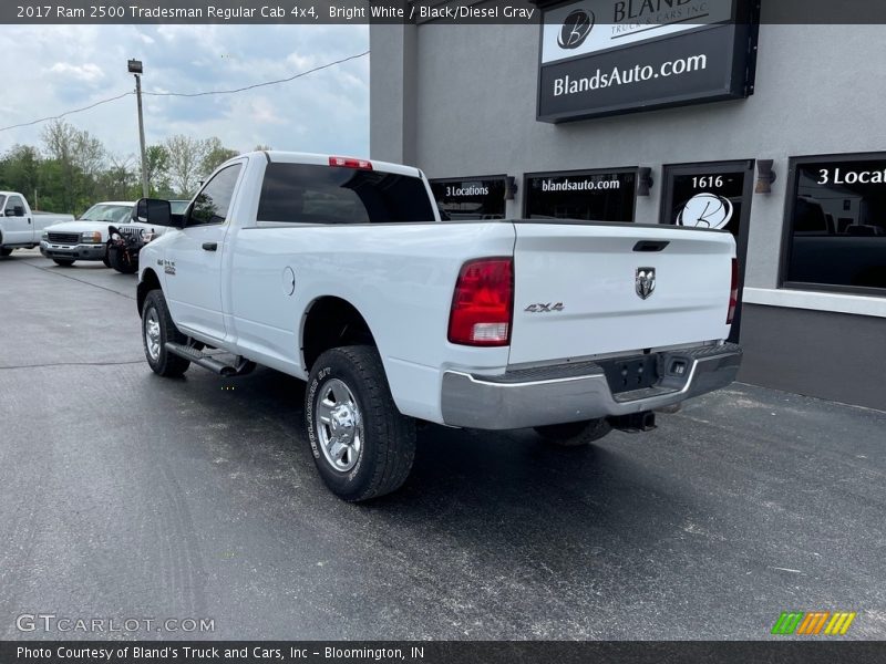 Bright White / Black/Diesel Gray 2017 Ram 2500 Tradesman Regular Cab 4x4