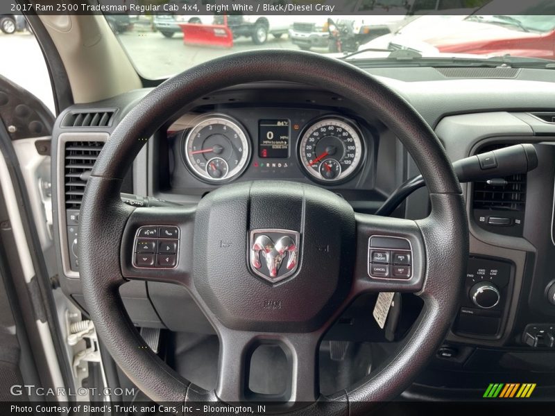 Bright White / Black/Diesel Gray 2017 Ram 2500 Tradesman Regular Cab 4x4